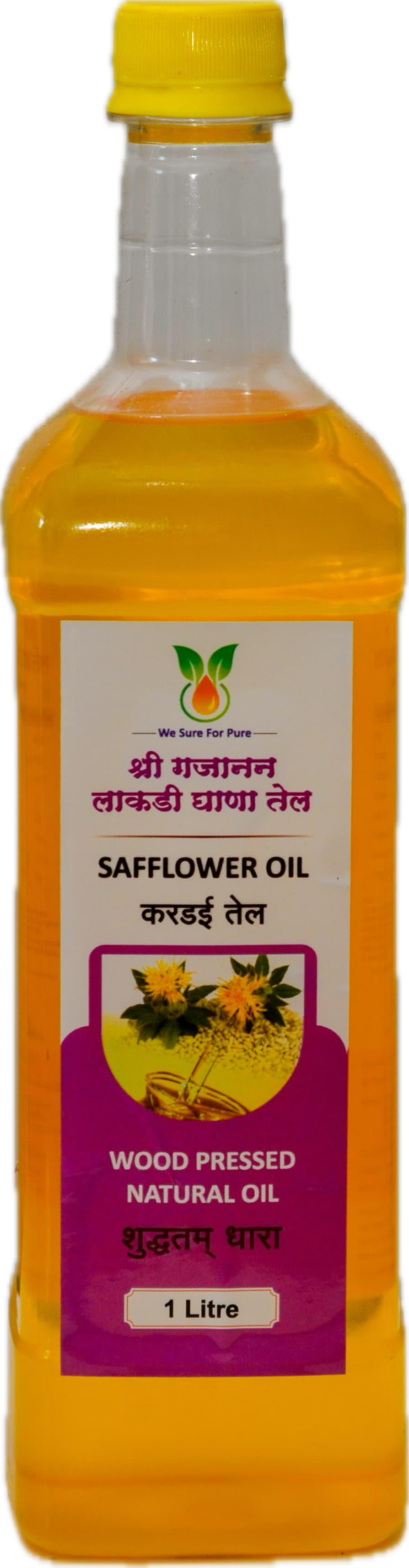 safflower oil bottle